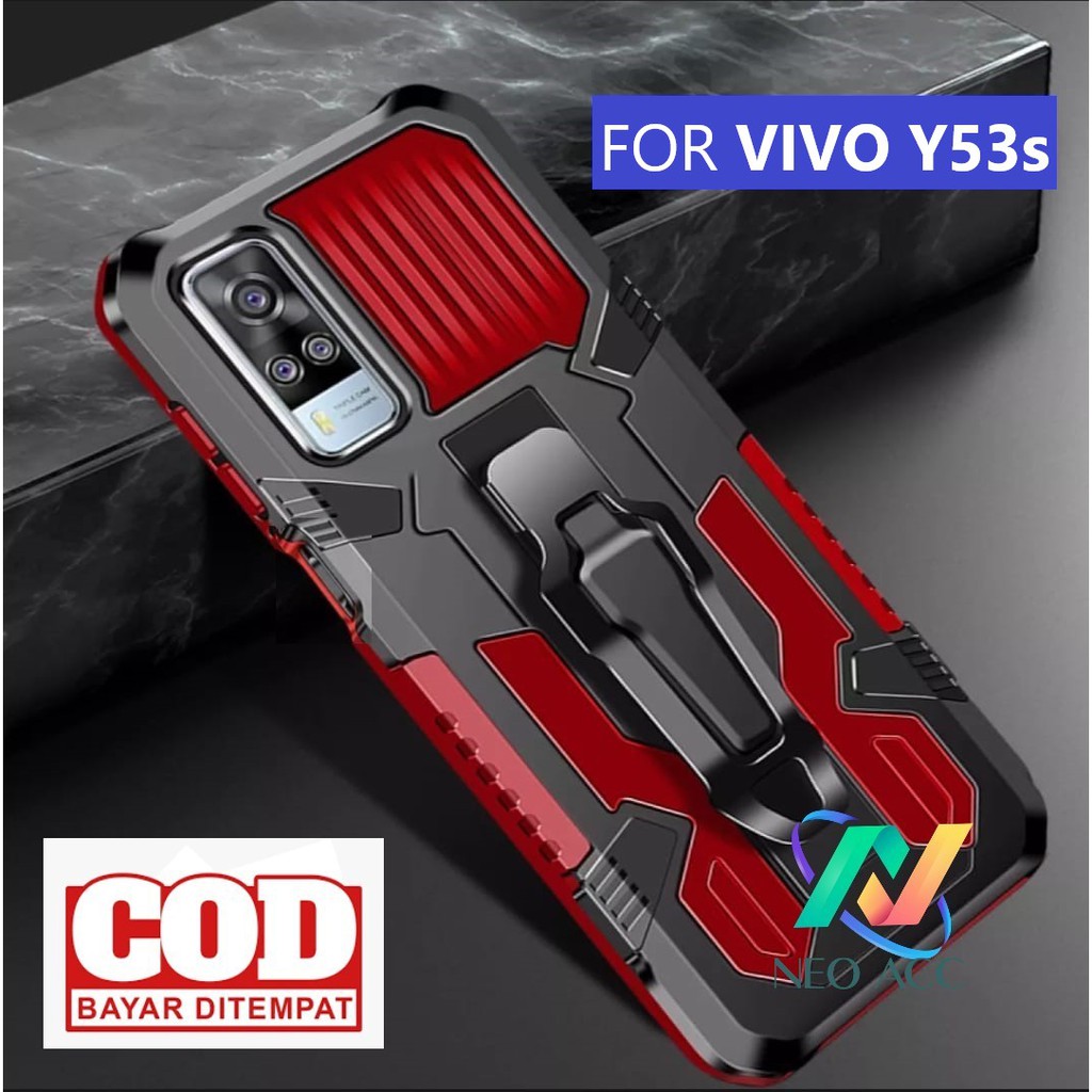 CASE HP VIVO Y53s CASING STANDING BACK KLIP HARD CASE ROBOT NEW COVER