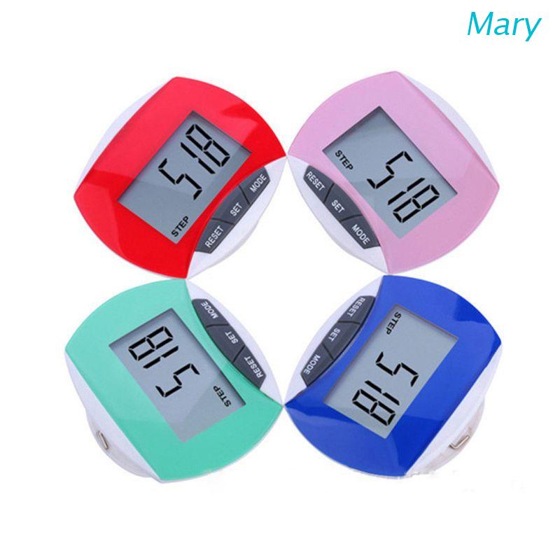 Mary Pedometer Penghitung Langkah / Jarak / Kalori Dengan Layar LCD Besar