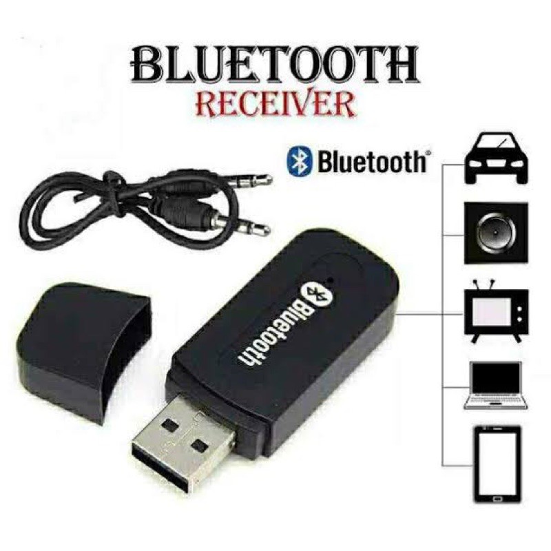 Wireless Stereo Audio Receiver Bluetooth Adapter USB Bluetooth Receiver Speaker Suara Musik