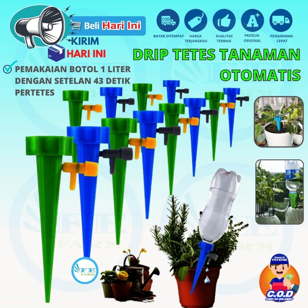 Tetes Tanaman Otomatis Alat siram tanaman  Kran Taman Irigasi Kebun