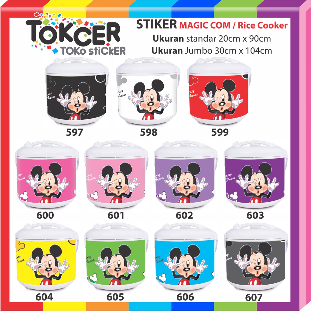 Stiker MAGIC COM / Rice Cooker Miki Mouse