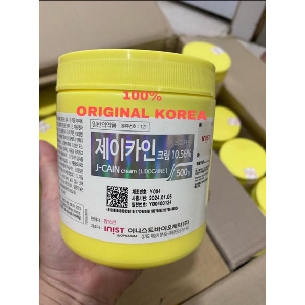 Anastesi Jcain Ori Korea Cream 500g silver / anastesi sulam