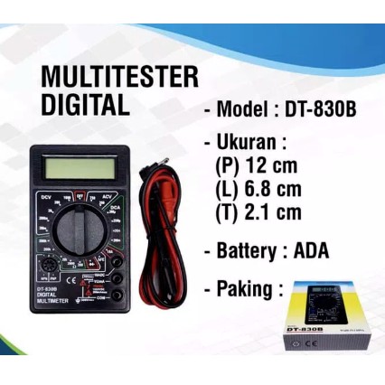 Multi Tester DT830B DT 830B PROMO