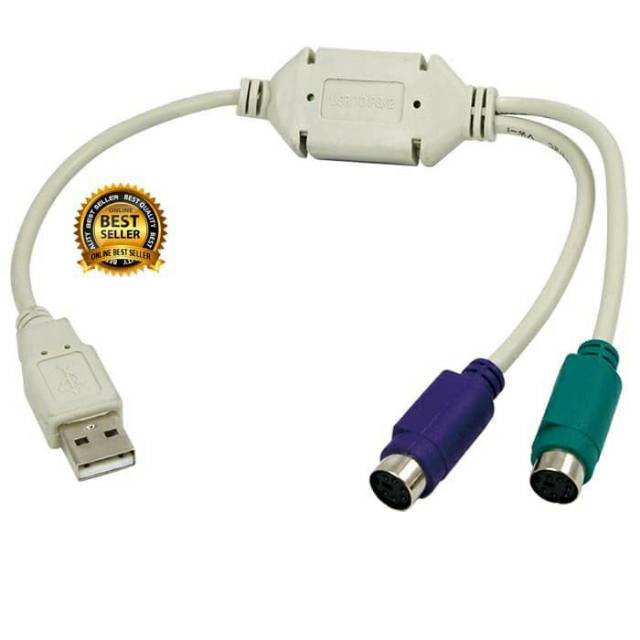 Usb Port PS 2 kabel Converter Sambungan Ke PC, komputer