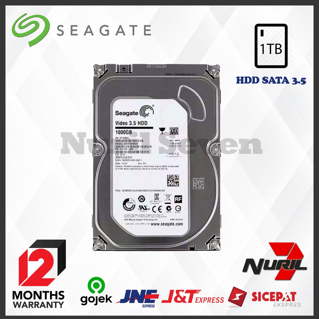 Harddisk SEAGATE 1TB 1 TB 1000GB Hardisk PC Komputer CCTV HDD sata 3.5