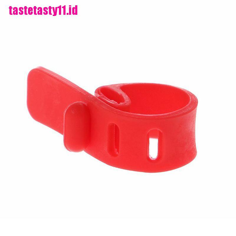 【TTID】Silicone Data Cable Organizer Headphone Cord Finishing Buckle Wrap Tie St