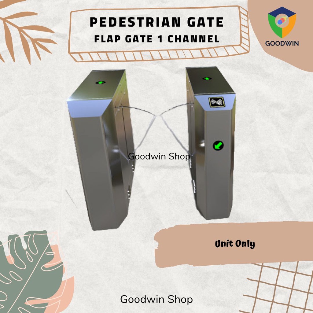 Barrier Flap Gate.Gerbang Stasiun.Gerbang Wahana.Flap Barrier.Pintu Otomatis