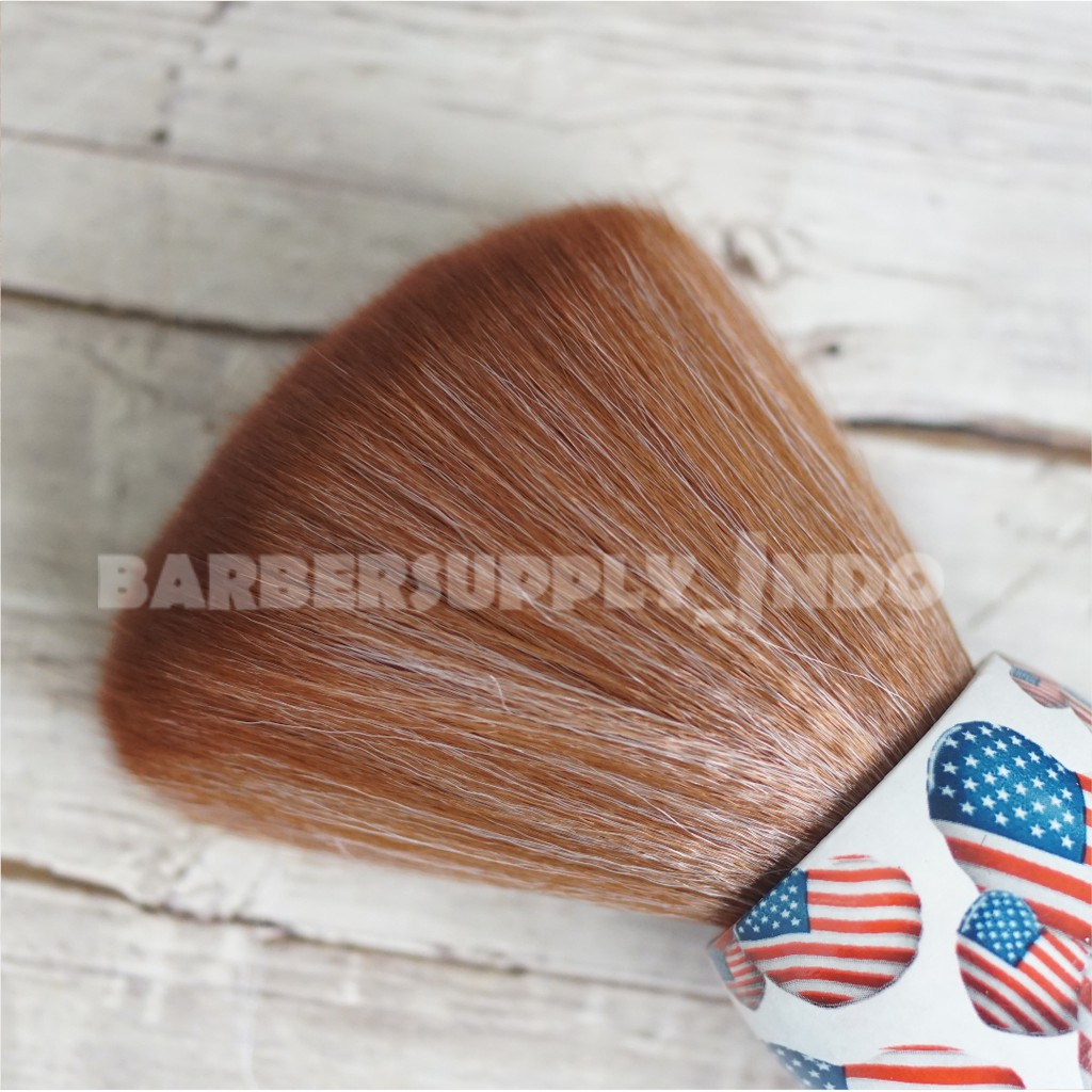 SIKAT / KUAS / BRUSH NYLON SANGAT HALUS NECK BRUSH LEHER MUKA MOTIF