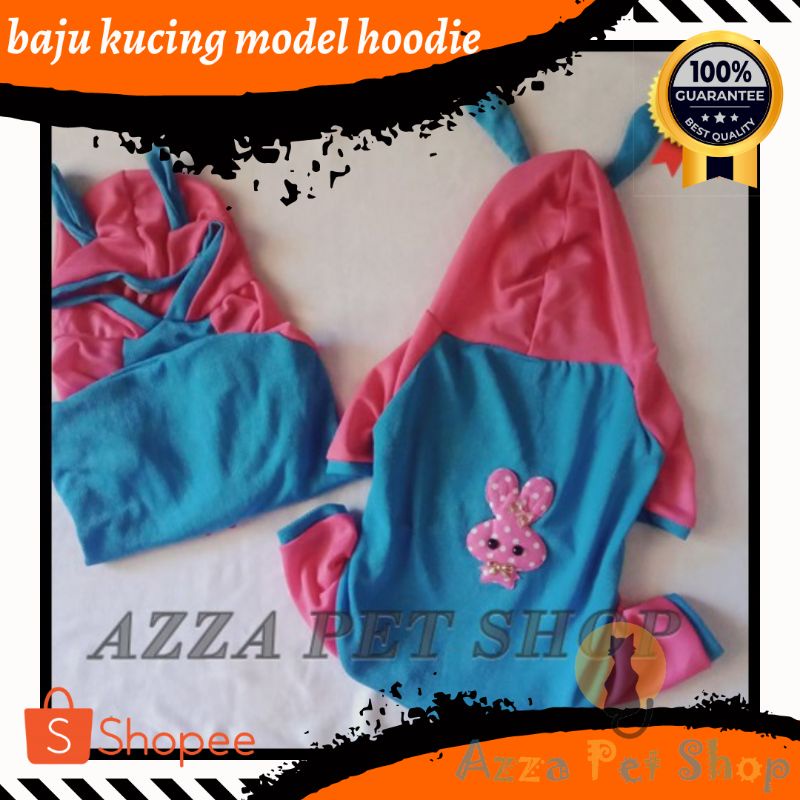 Baju Kucing / Baju kucing Model hoodie lucu / baju kucing katun