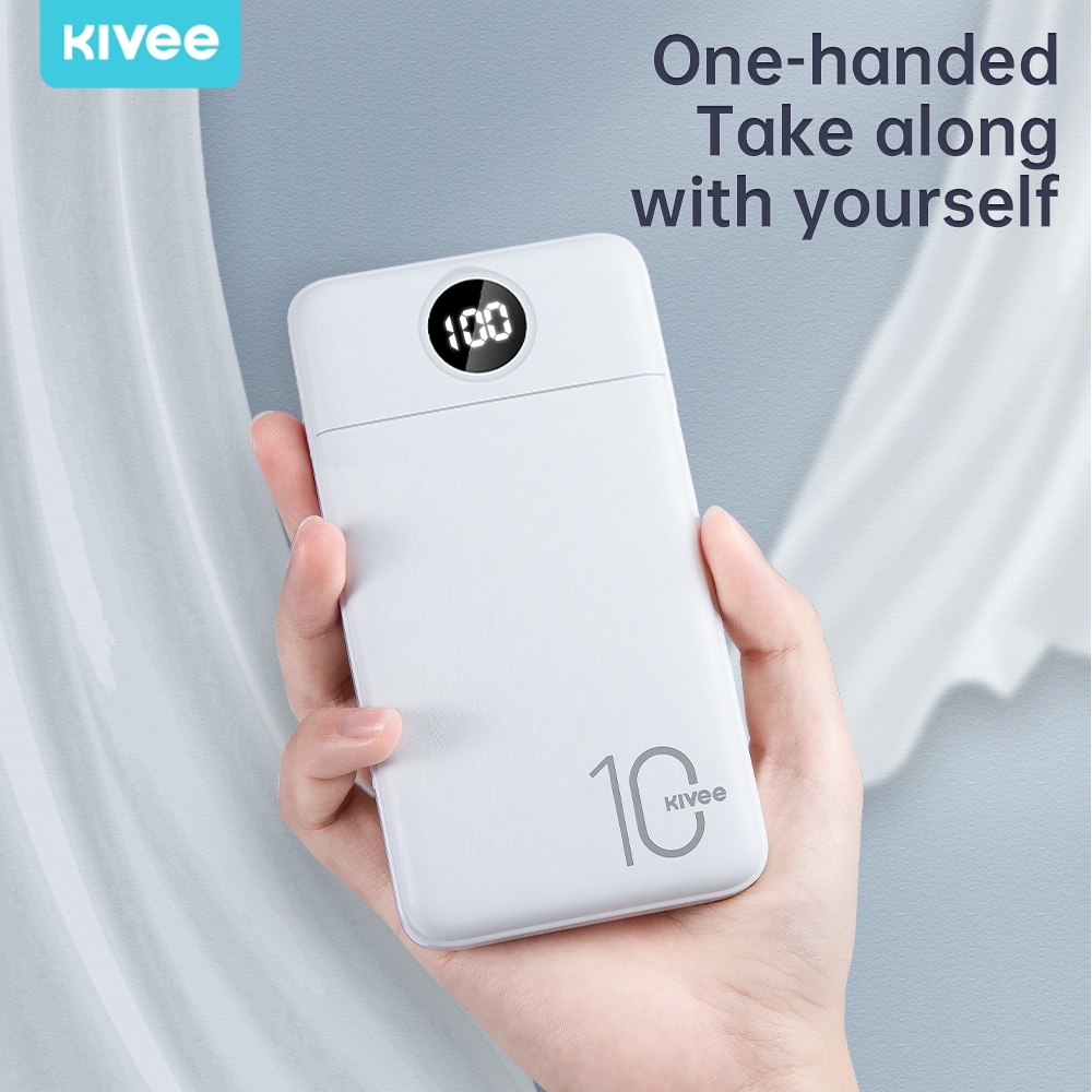 Kivee powerbank 20000mAh original Fast Charging 37W powerbank min iphone  Samsung Oppo10000mAh