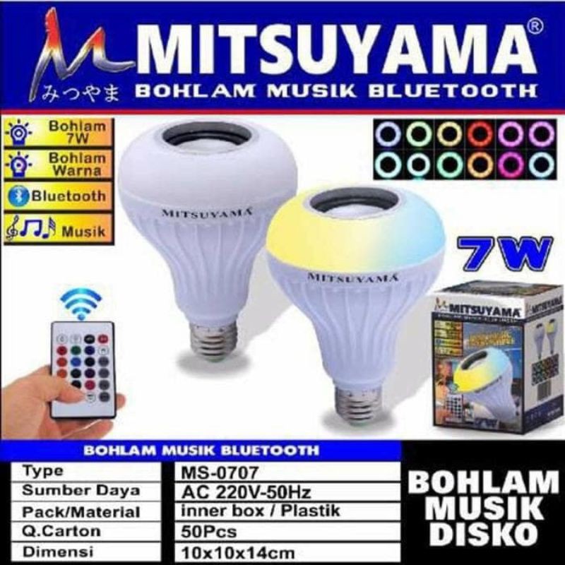 lampu led + speaker
