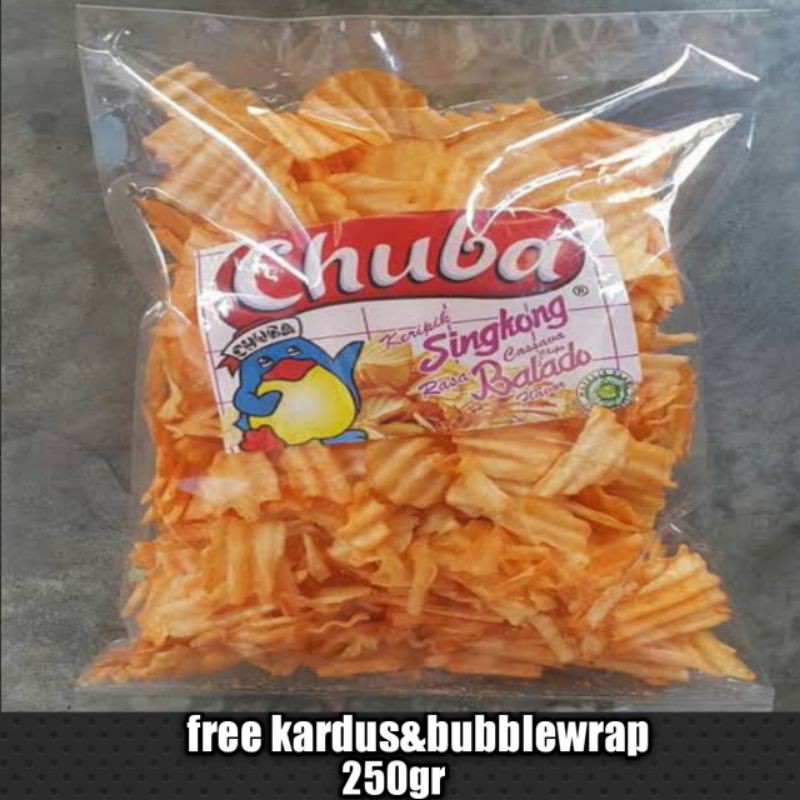 

CHUBA SINGKONG BALADO 250gr / CEMILAN