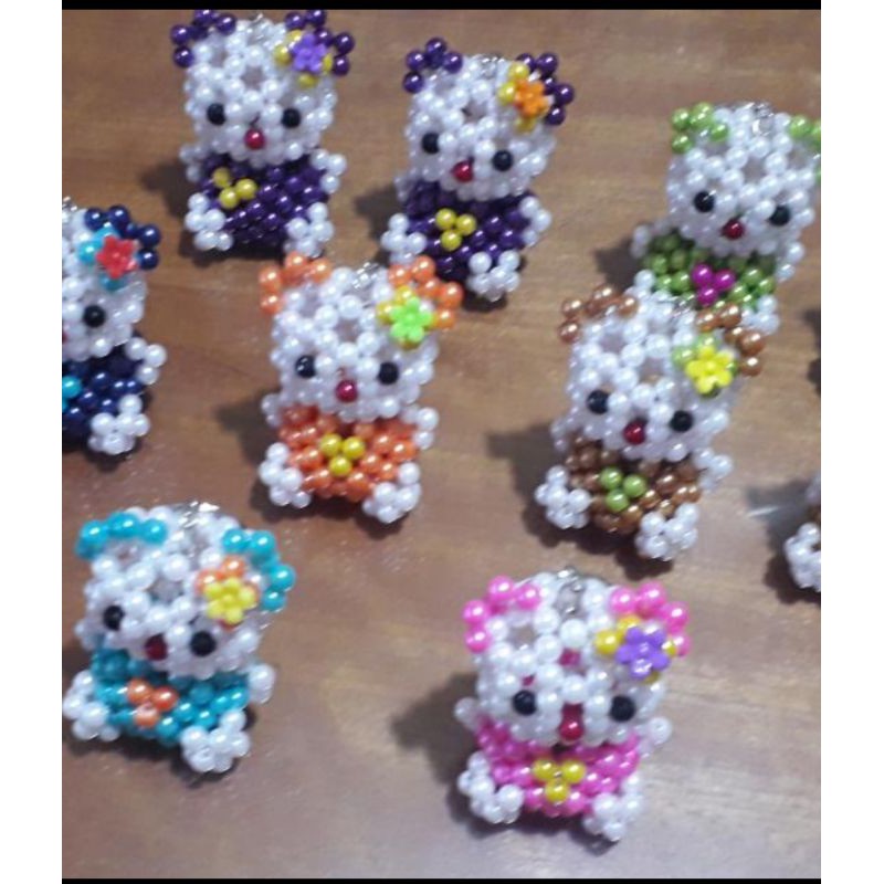 gantungan kunci, gantungan tas,manik karakter hello kitty lucu