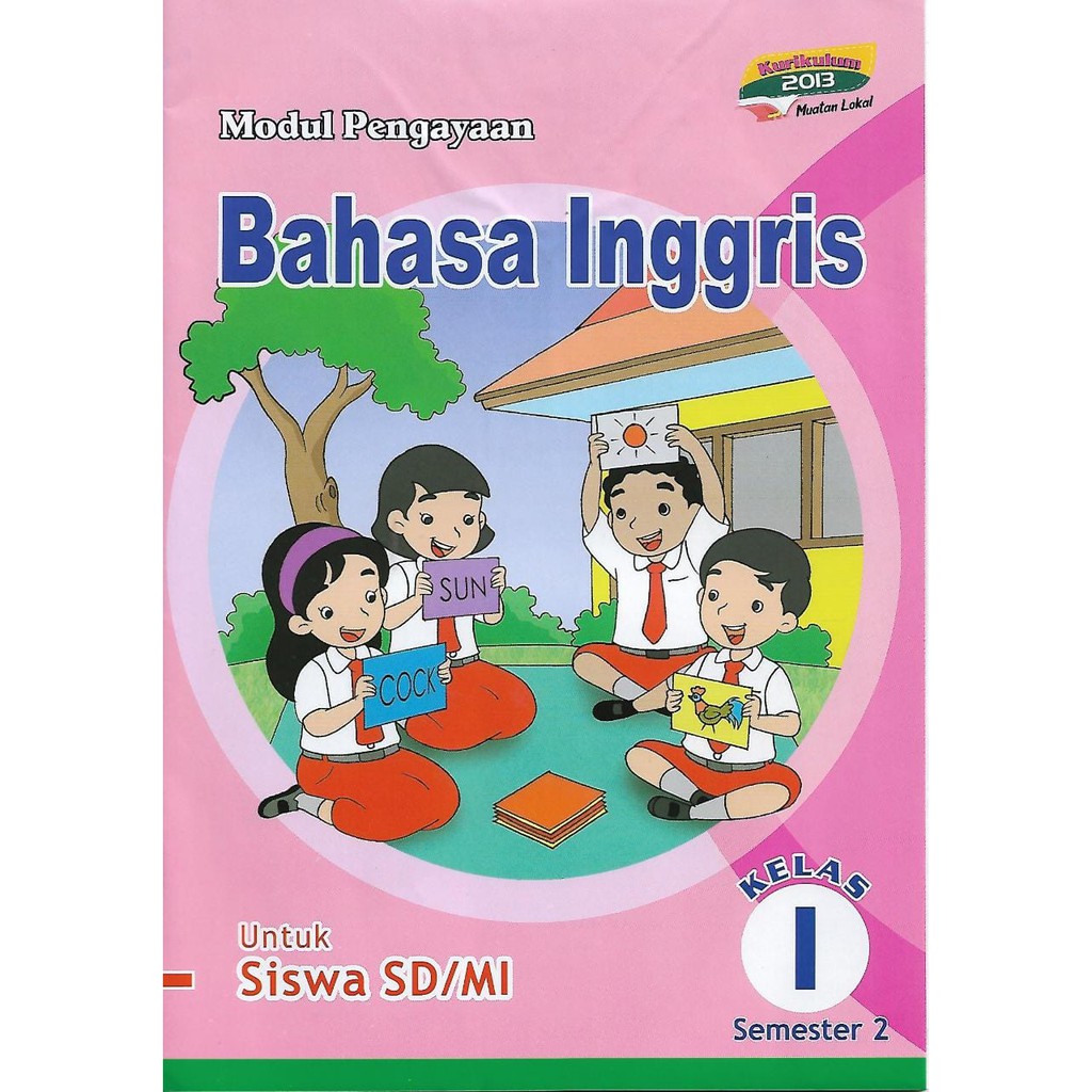 Buku LKS Bahasa Inggris Kelas 1 SD/MI Semester 2 Kurikulum