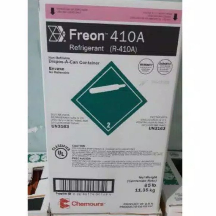 Freon R410a Chemours USA 11.3 Kg r410a chemours usa