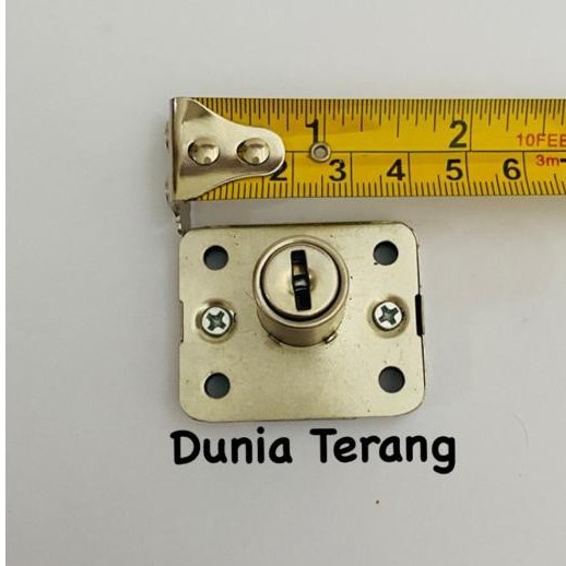 Kunci Laci IDEKU Kecil 16mm - Kunci Laci 101 IDEKU 16 mm - Kunci Lemari Kunci Loker Drawer Lock