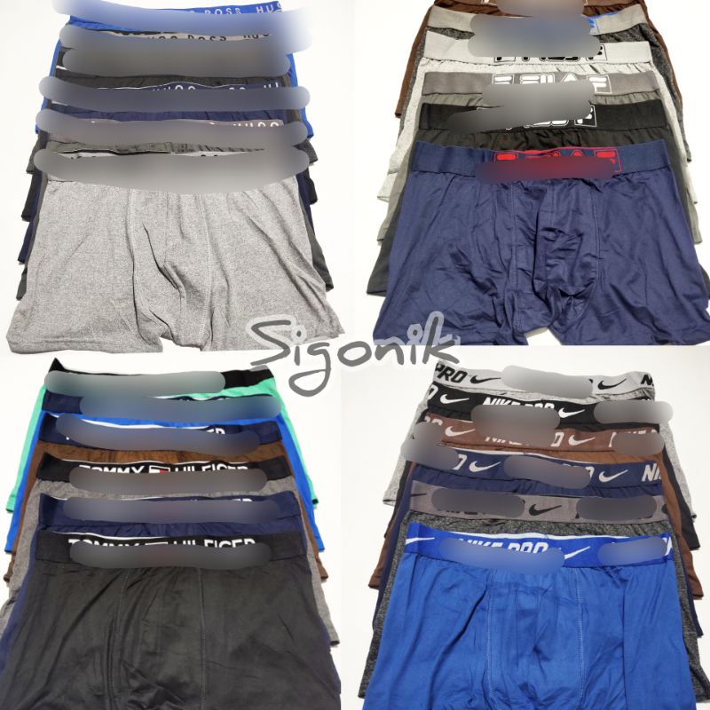 Boxer Celana Dalam Pria Dewasa M L XL XXL XXXL Big Size Cowok Remaja JUMBO Murah