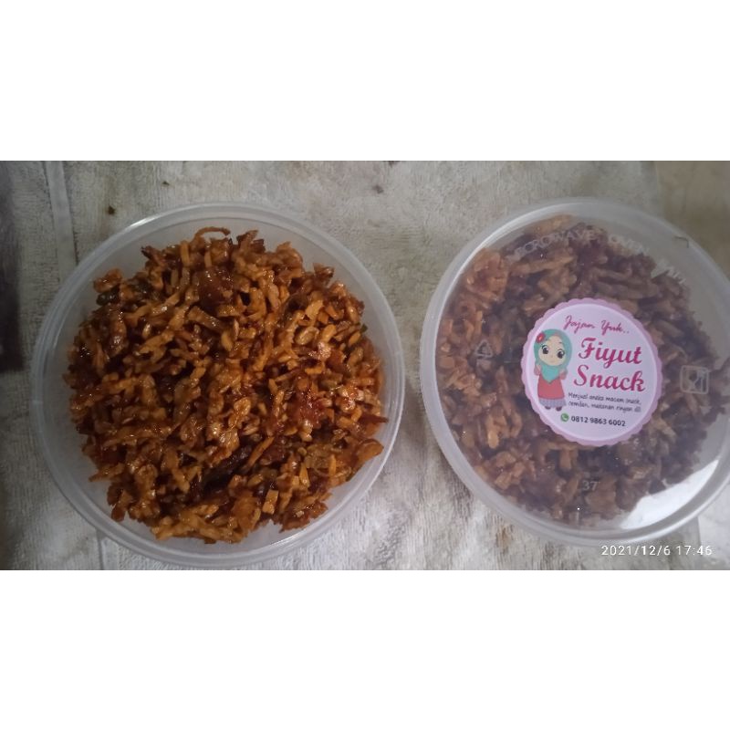 

sambal tempe pedas manis gurih 100 gr _ sambal goreng tempe kriuk