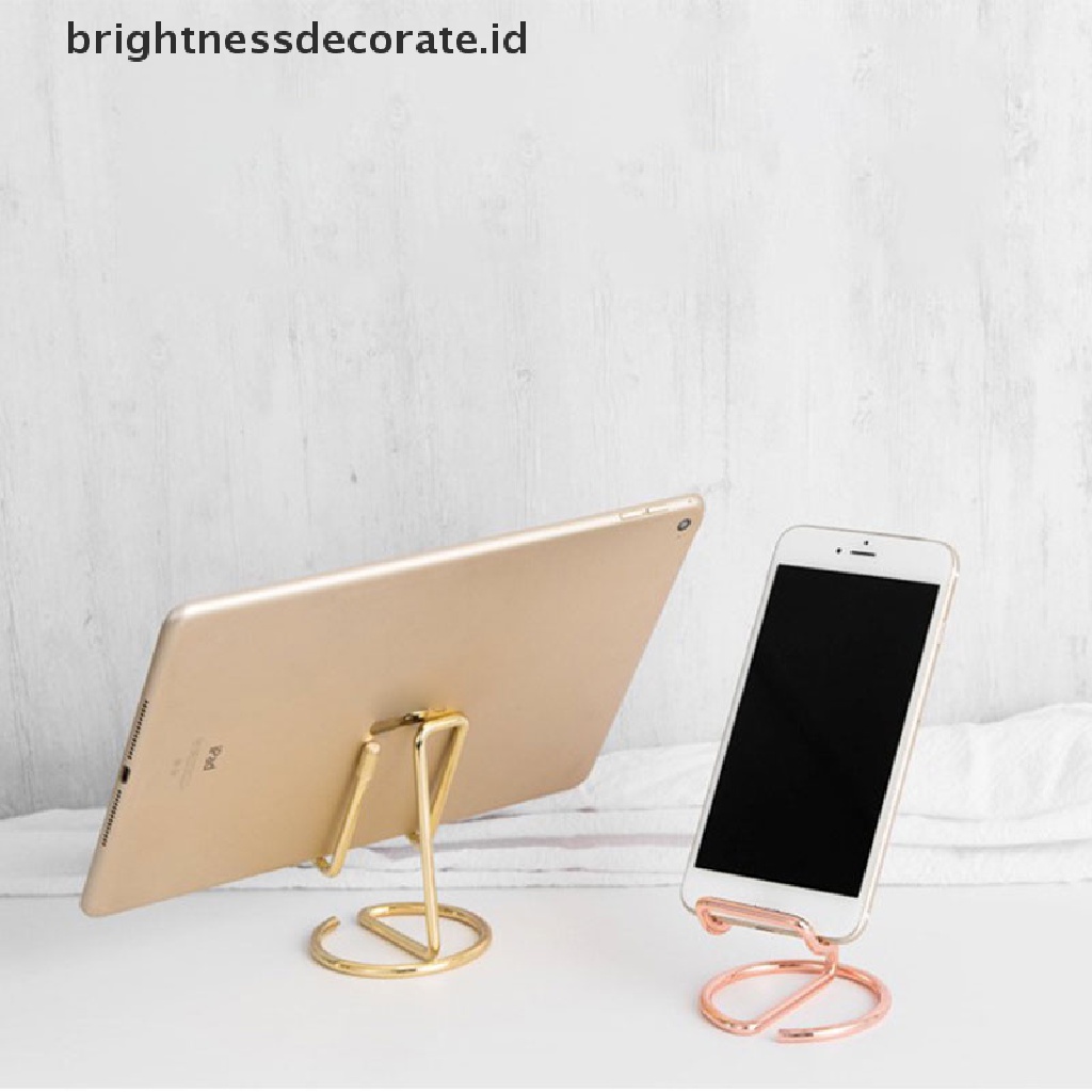 Stand Holder Handphone / Tablet Bahan Besi Tempa Gaya Nordic