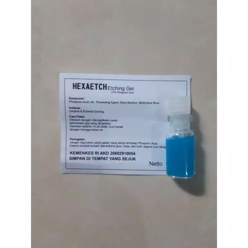 ETCHING GEL 3 ML KEMASAN BOTOL KACA