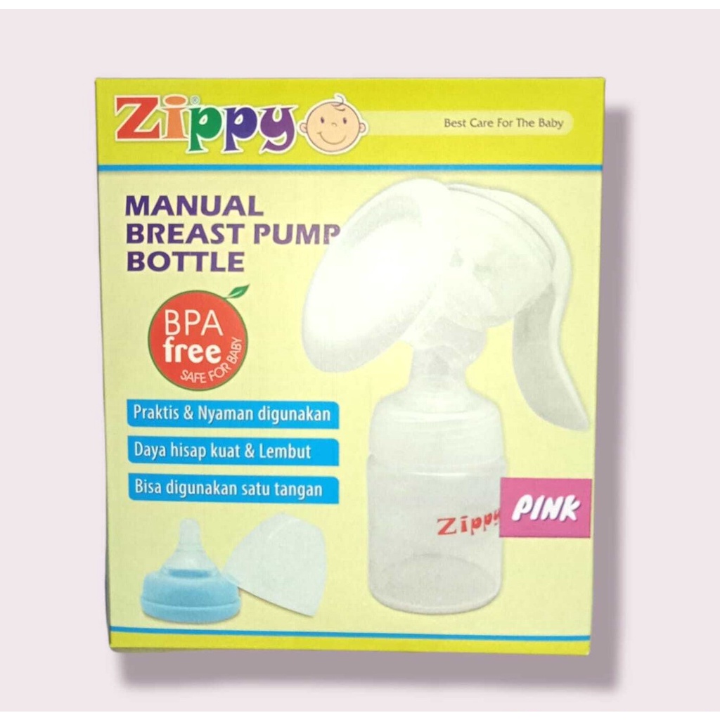 Zippy Manual Breast Pump Bottle / Pompa Asi Manual