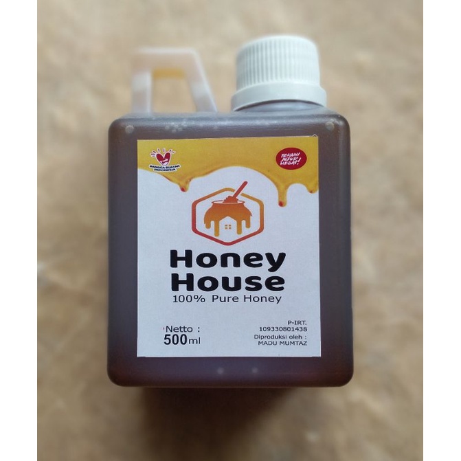 

honey house madu murni 100%, raw honey 650 gr, solusi lemah syahwat