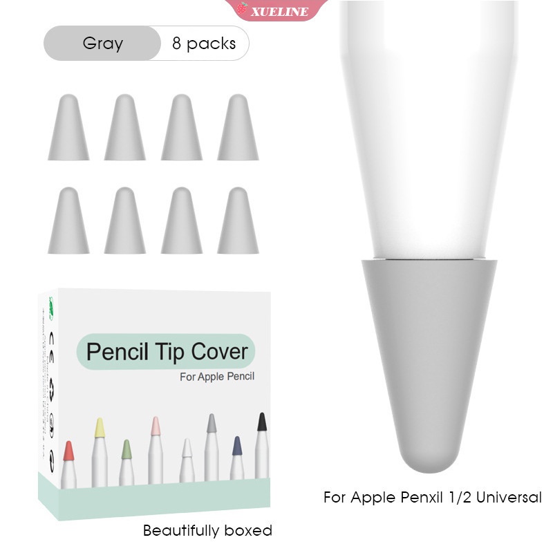 Cover Pelindung Layar Pensil Apple iPad Pro Generasi 1 2 Bahan Silikon Warna-Warni