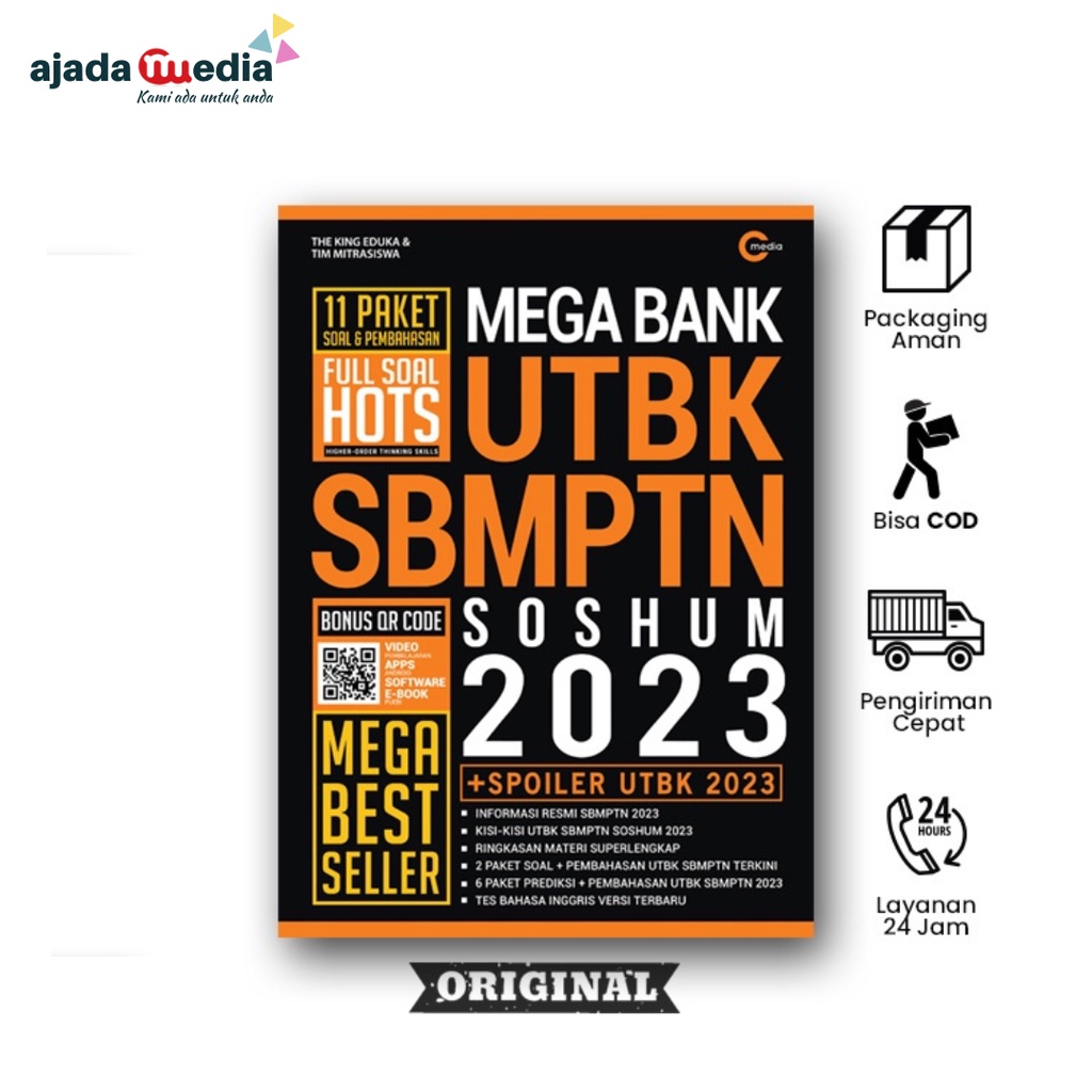 Buku MEGA BANK UTBK SBMPTN Soshum 2023 Edisi Superlengkap - UM Mandiri | SIMAK UI | UM UGM