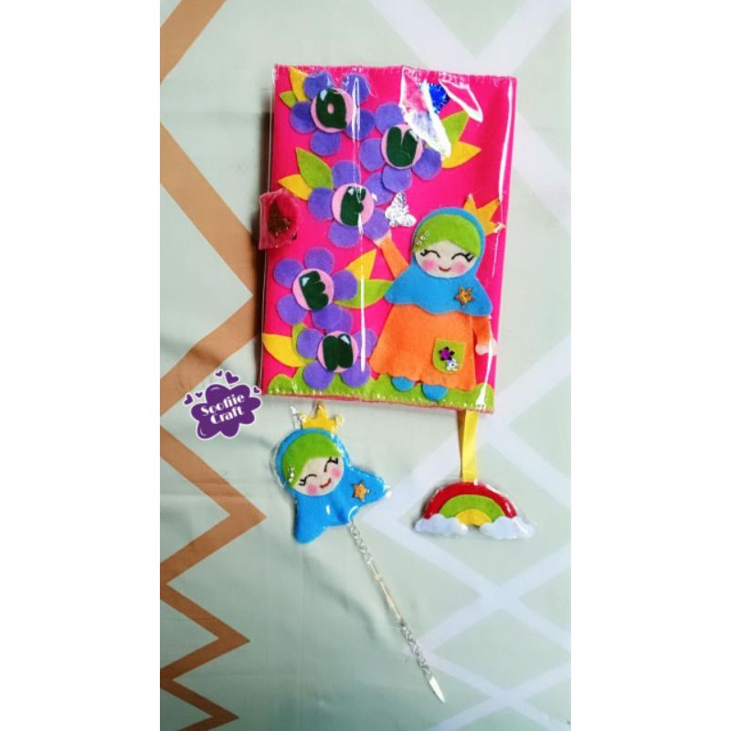 

set sampul iqra besar flanel mika