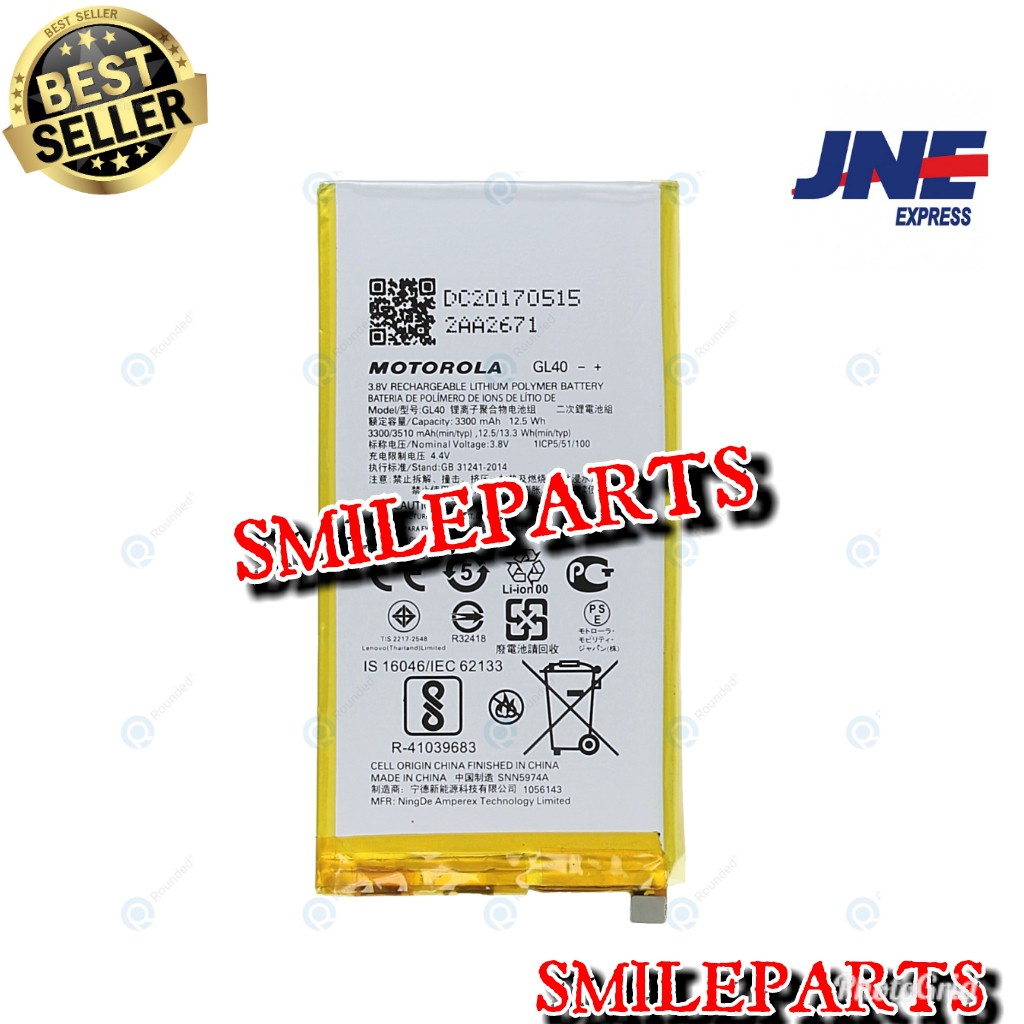 BATRE BATERAI BATTERY MOTO G5S PLUS / HG-30 ORIGINAL