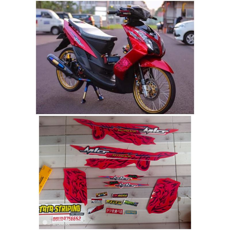 striping soul mx dragon merah