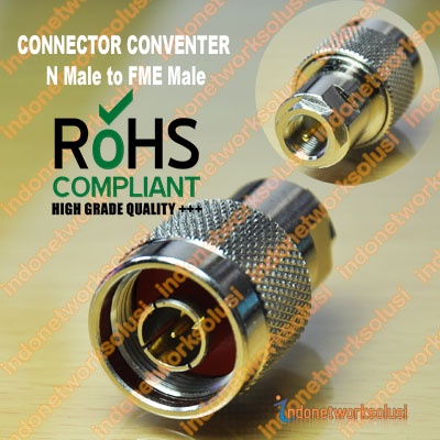 KONEKTOR CONNECTOR CONVERTER N M (MALE) to FME M (MALE)