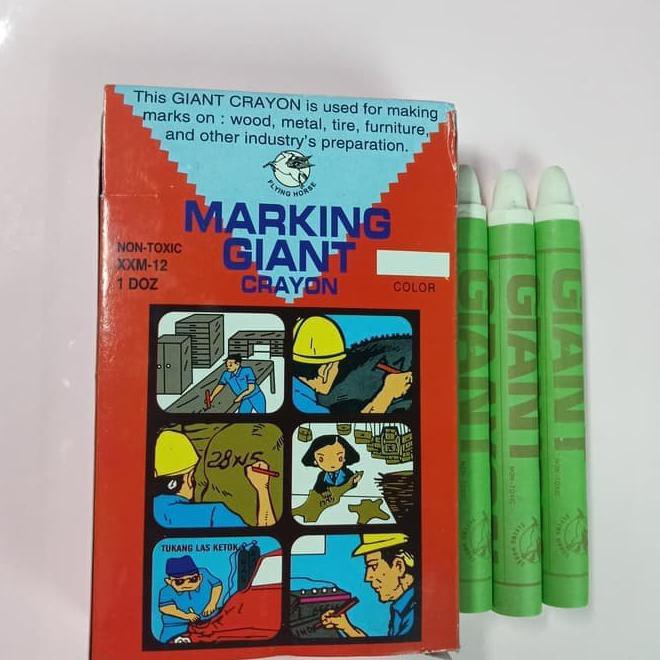 

Giant Crayon Marking (Utk Kayu , Besi, Perabot) Per Lusin. Best Seller