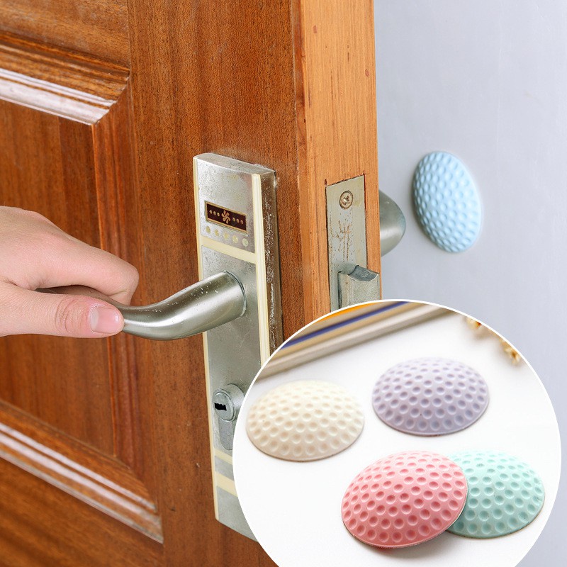 Penahan Pengaman Gagang Pintu Engsel Karet Silikon Lentur Model Bola Golf Door Stopper Wall Dinding