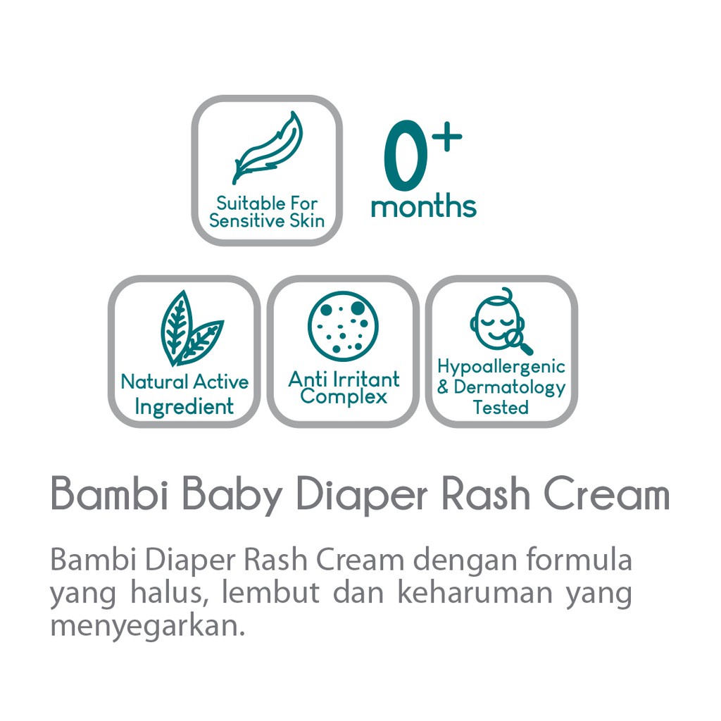 Bambi Baby Diaper Rash Cream 50ml