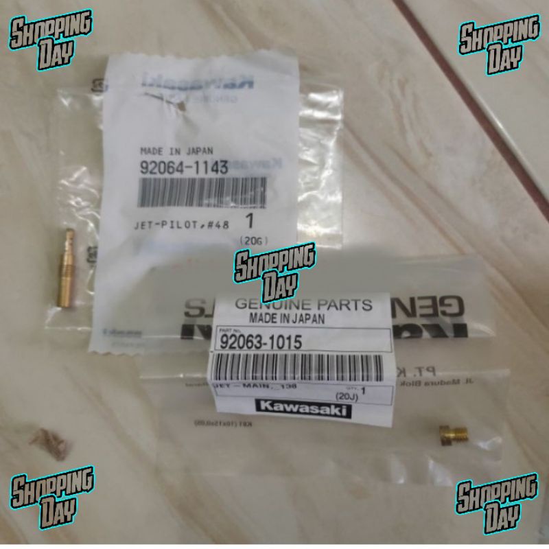 Main jet mj 138 pilot jet pj 38 ninja r ninja ss ORIGINAL