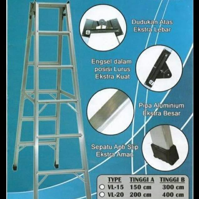 Tangga Lipat Victory Aluminium Bina Karya