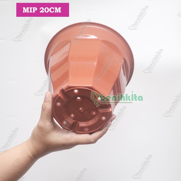 Pot Tanaman-Bunga Tinggi Warna 20cm (MIP)