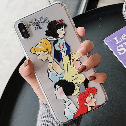 PRINCESS 4 anticrack printing Softcase Iphone 6 7 8 X 6+ 11 Oppo Neo 5 Neo 7 R7s R7 Realme XT Vivo S1 Pro Y19