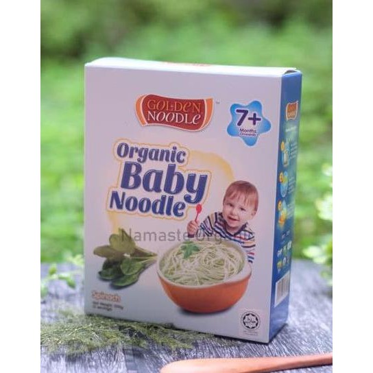 

JMBR GOLDEN NOODLE - ORGANIC SPINACH BABY NOODLE 200GR V3Z5