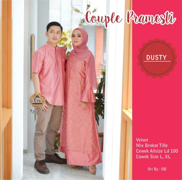 COUPLE PRAMESTI BROKAT TILLE