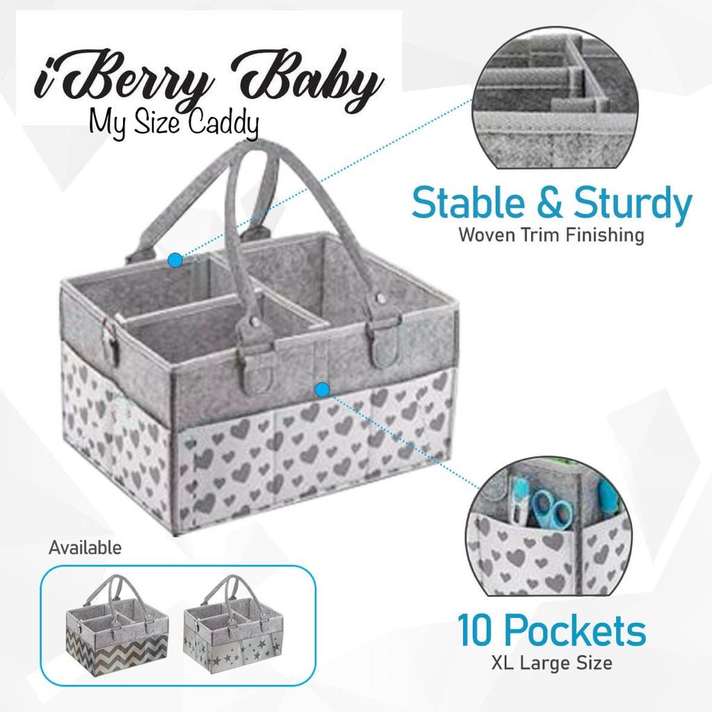 Iberry my size Caddy Motif tanpa Lid