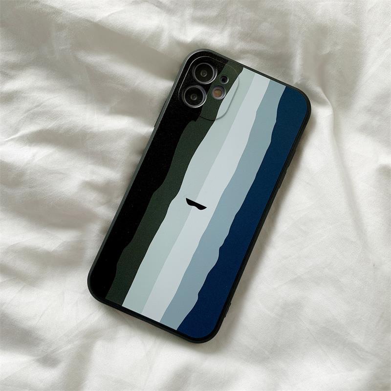 Casing Iphone 12 Pro Max 11 8plus 7plus 6 6s Plus 7 8 Se X Xr Xs Max 11pro Max Motif Pelangi-Y1
