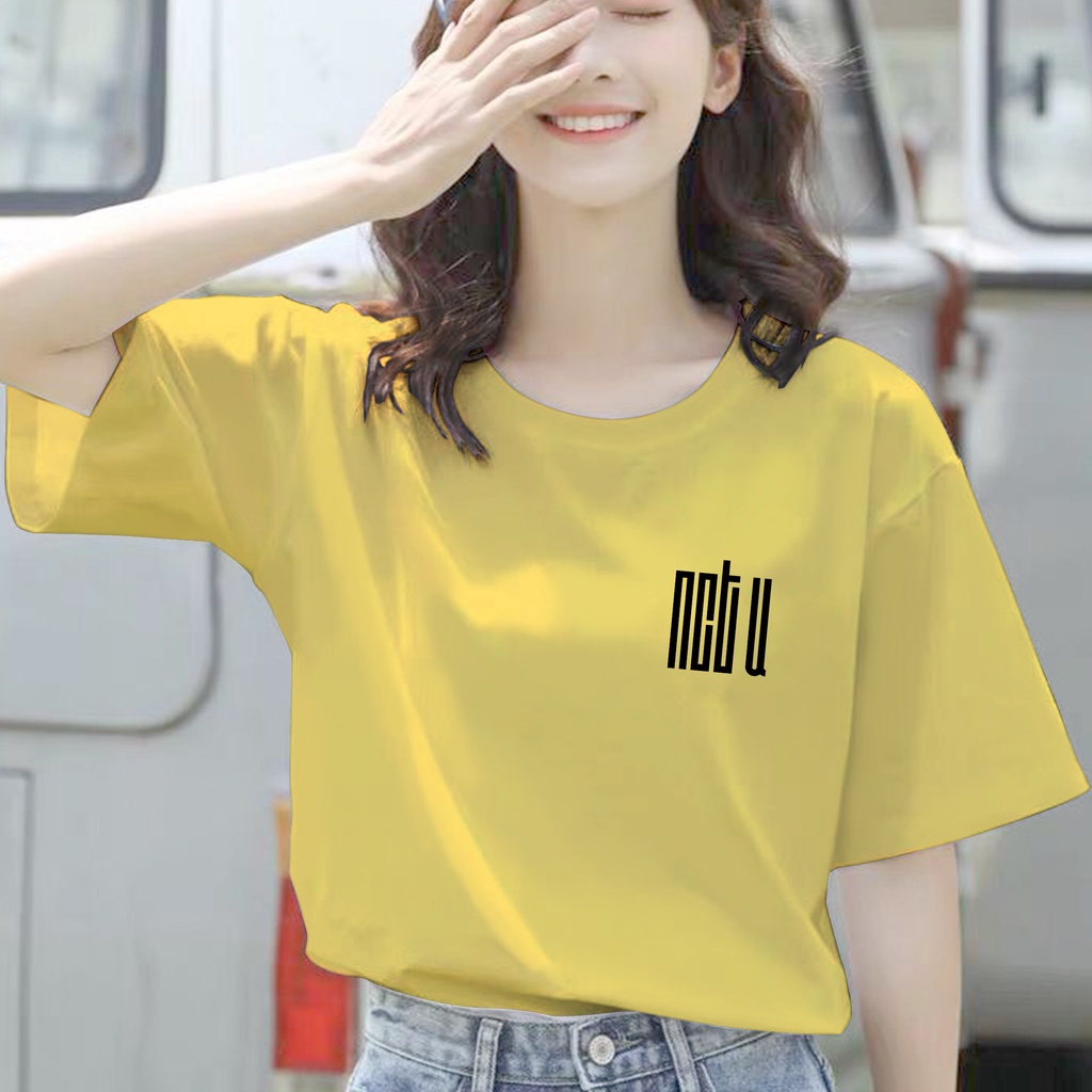 CALVIERO SHOP - BAJU KAOS ATASAN WANITA PRINT LOGO NCT YOU