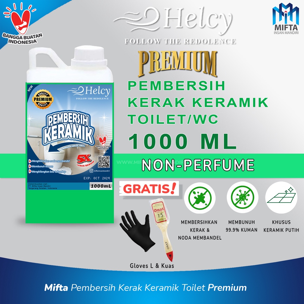 HELCY TOILET CLEANER SUPER / PEMBERSIH TOILET PREMIUM / KERAK TOILET