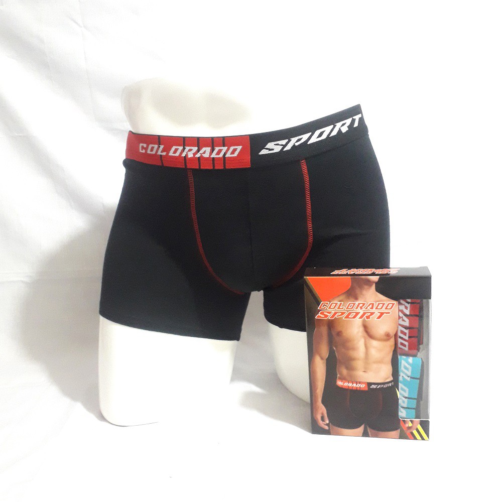 [2 pcs] Boxer Celana Dalam Pria Colorado Sport / 1 Box CD Boxer