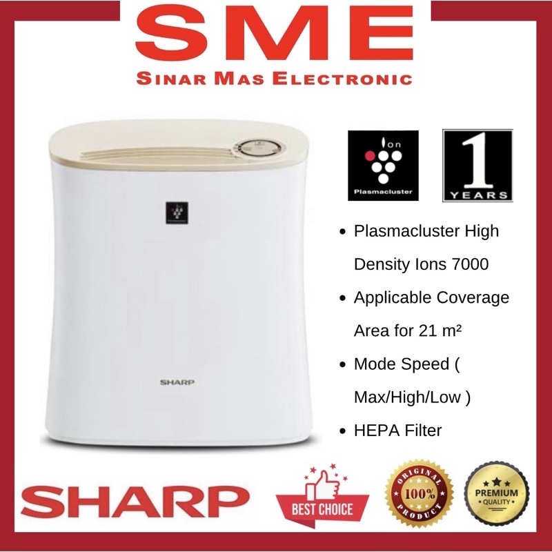 Air Purifier SHARP 21 m2 HEPA Filter