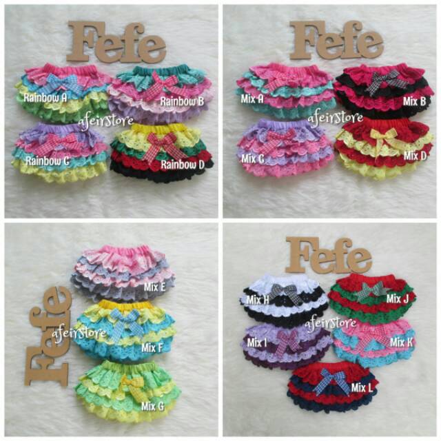 Rok Bayi Tutupants Renda Rainbow Mini Shopee Indonesia Rok Bayi Tutupants Renda Rainbow Mini Shopee Indonesia