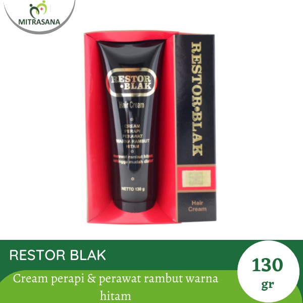 Restor Blak 130 Gr - Pewarna Rambut Hitam