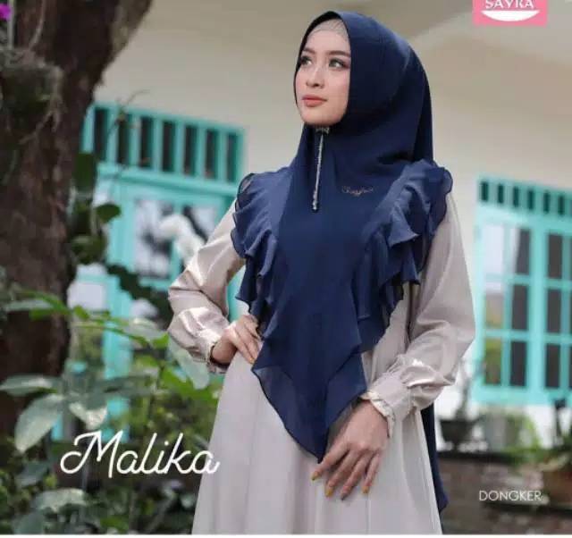 khimar syar'i ceruty babydoll 2 layer malika rempel